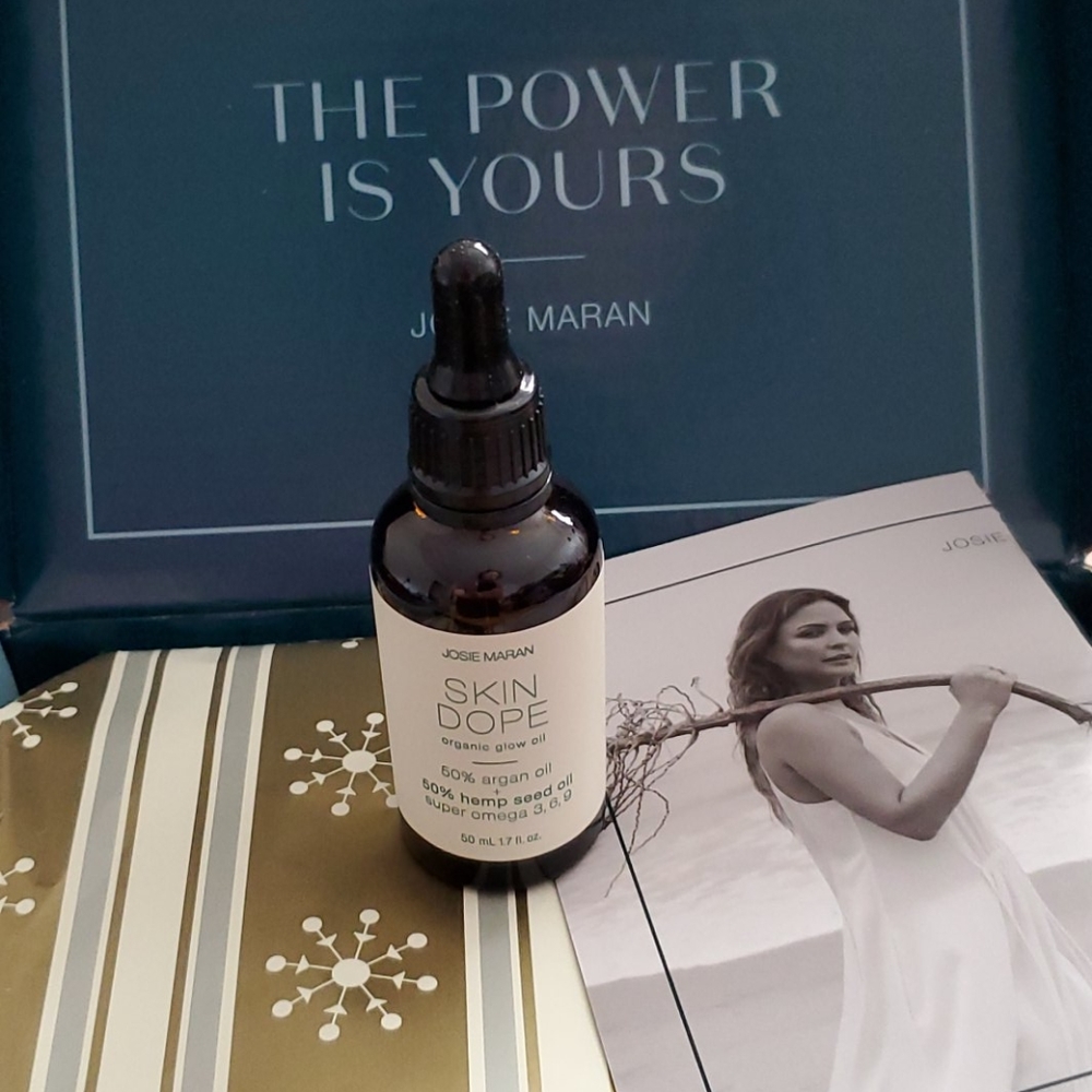NEW Josie Maran Organic Argan and Hemp Seed Oil